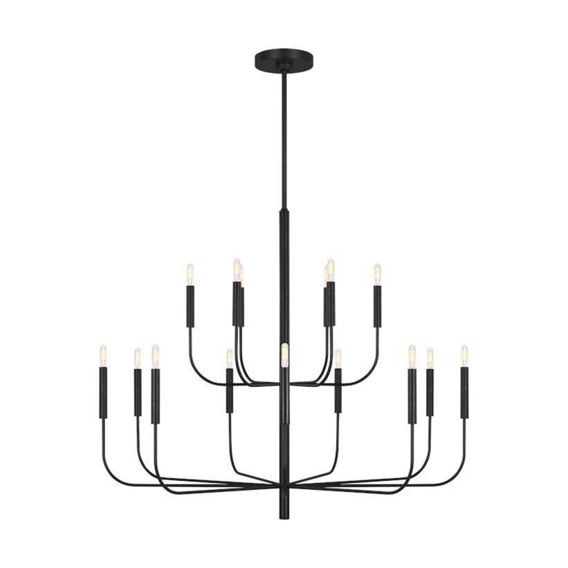 Generation Lighting Large Two-Tier Chandelier