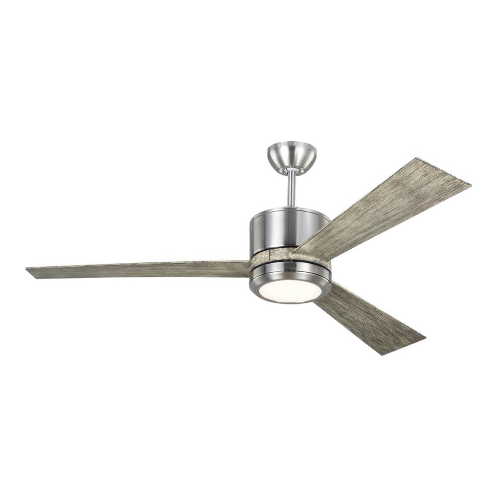 Monte Carlo Fans Vision 52 Led - Brushed Steel W Lgwo Blades