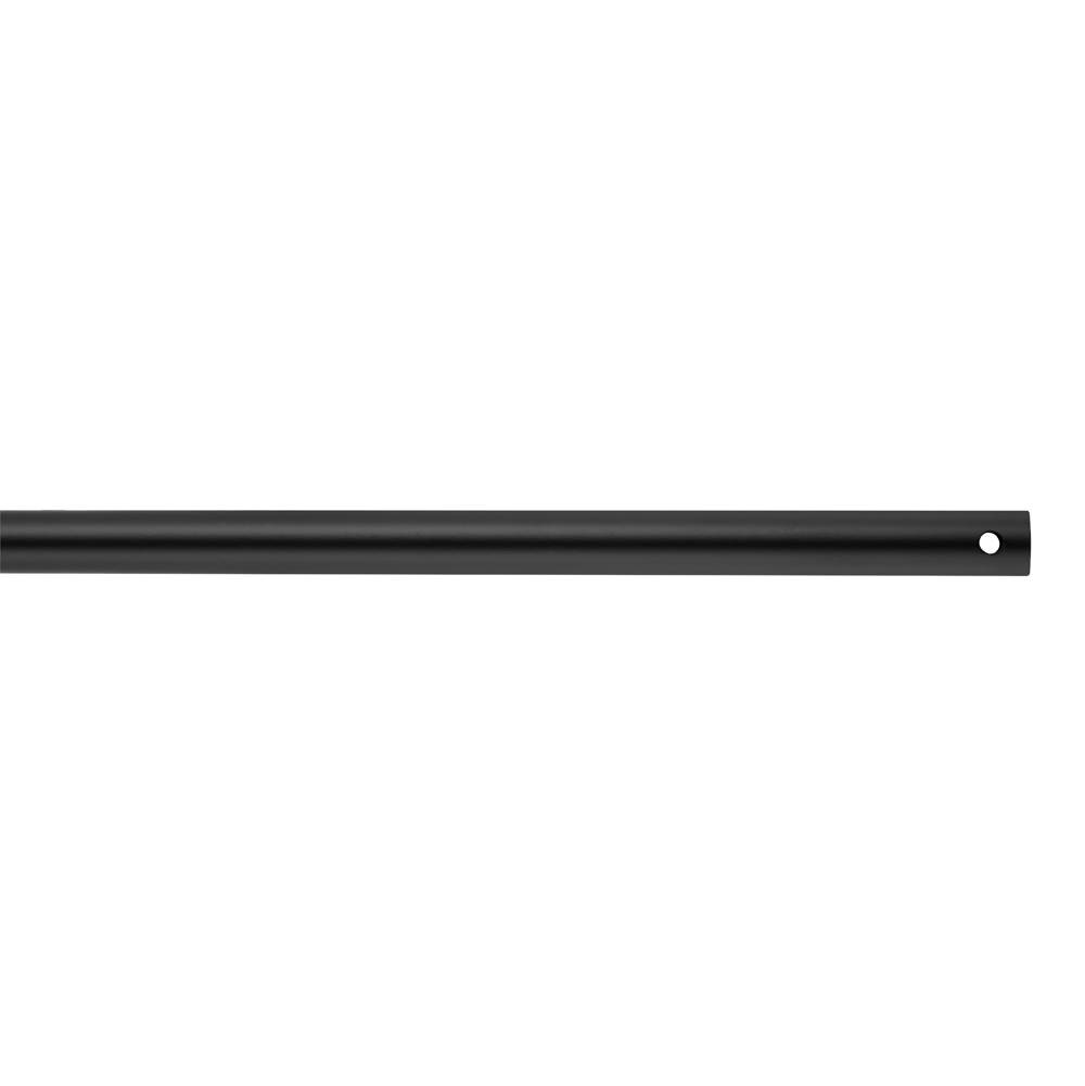 Visual Comfort Fan Collection 24'' Coastal Downrod in Midnight Black