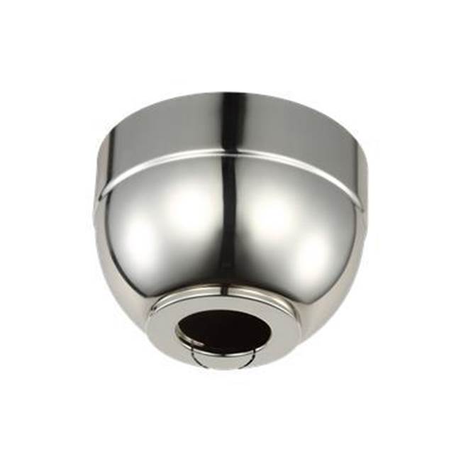 Visual Comfort Fan Collection Slope Ceiling Canopy Kit in Polished Nickel
