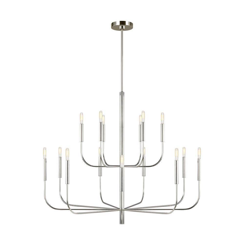 Visual Comfort Studio Collection Brianna Large Two-Tier Chandelier