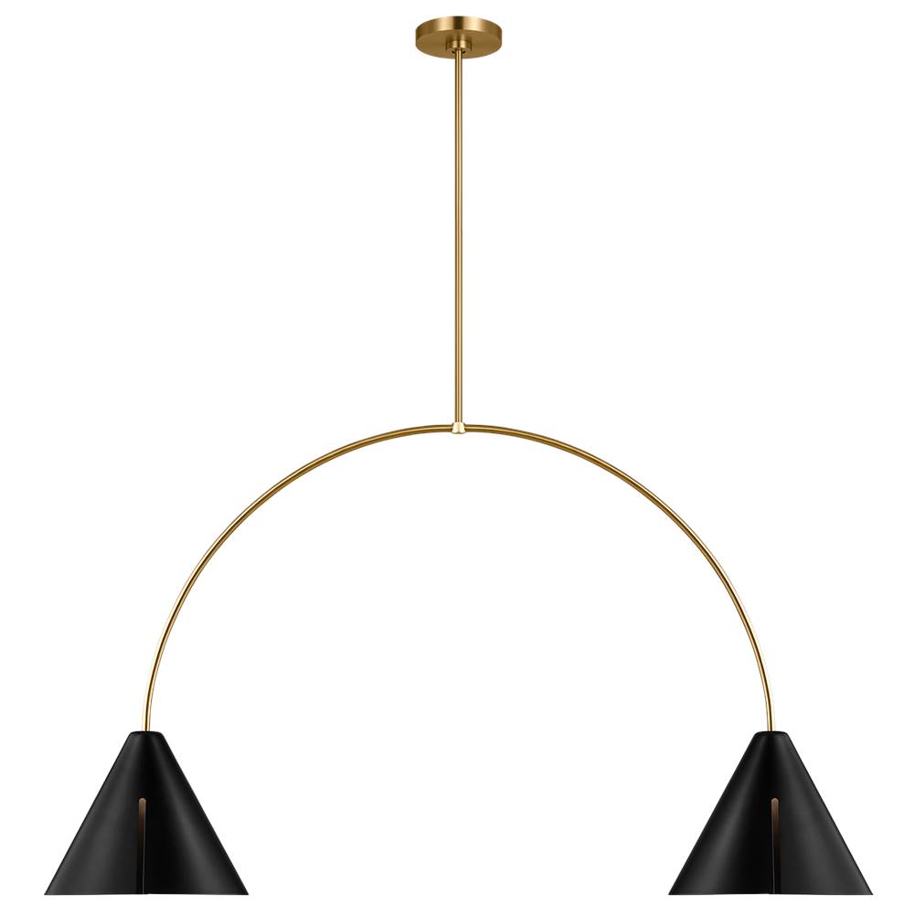 Visual Comfort Studio Collection Cambre Large Linear Chandelier